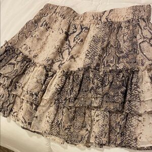 Generation Love Snake Print mini Skirt